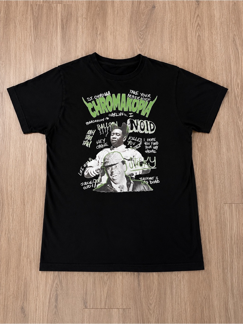 Tyler The Creator CHROMAKOPIA Black Graphic T Shirt Men’s Small